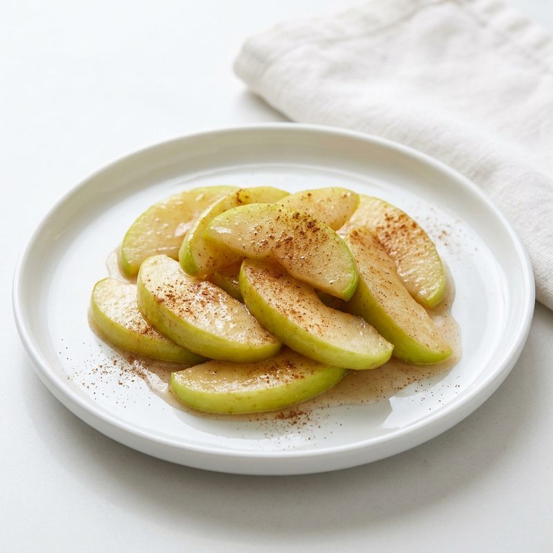 HCG Diet Apple Slices Cinnamon Sauce