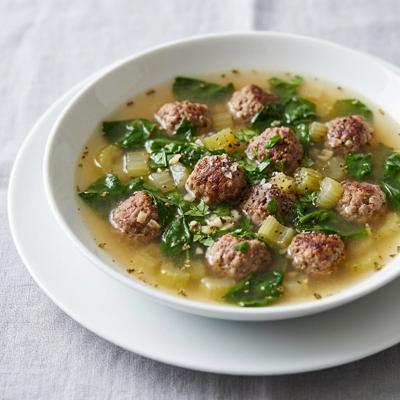 HCG Diet Italian Wedding Soup