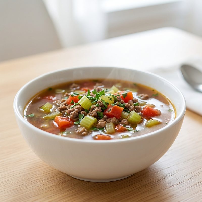 HCG Diet Vegetable Beef Soup