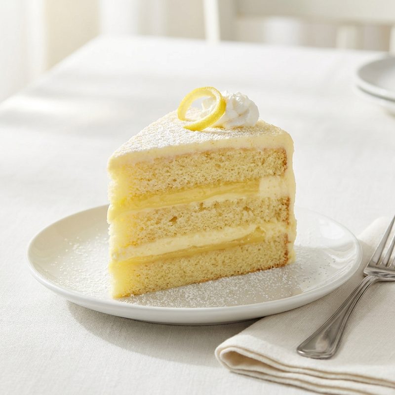 Restaurant Olive Garden Lemon Cream Cake