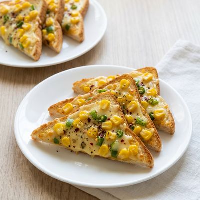 Cheese Corn Toast Quick Easy To Make Kids Snacks Party Appetizer Recipe By Ruchi Bharani
