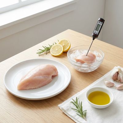 How to Bring Chicken to Temperature Safely