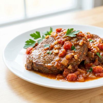 HCG Diet Crockpot Swiss Steak