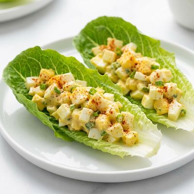 HCG Diet Egg Salad Wrap