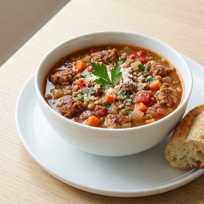Restaurant Carrabbas Sausage Lentil Soup