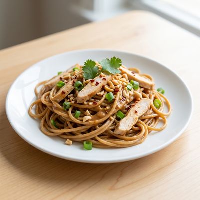 South Beach Diet Asian Peanut Noodles